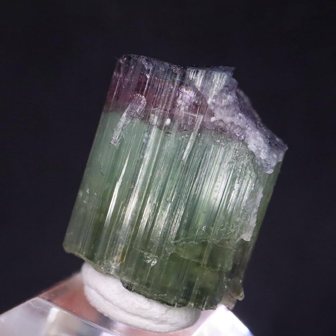 バイカラートルマリン 電気石 6.3g T745 天然石　原石　パワーストーン