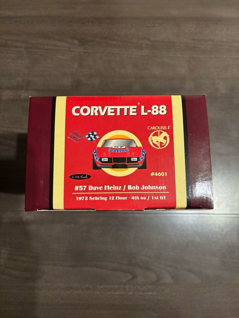 カルーセル１#4601 コルベットＬ-88 1972セブリング　1/18