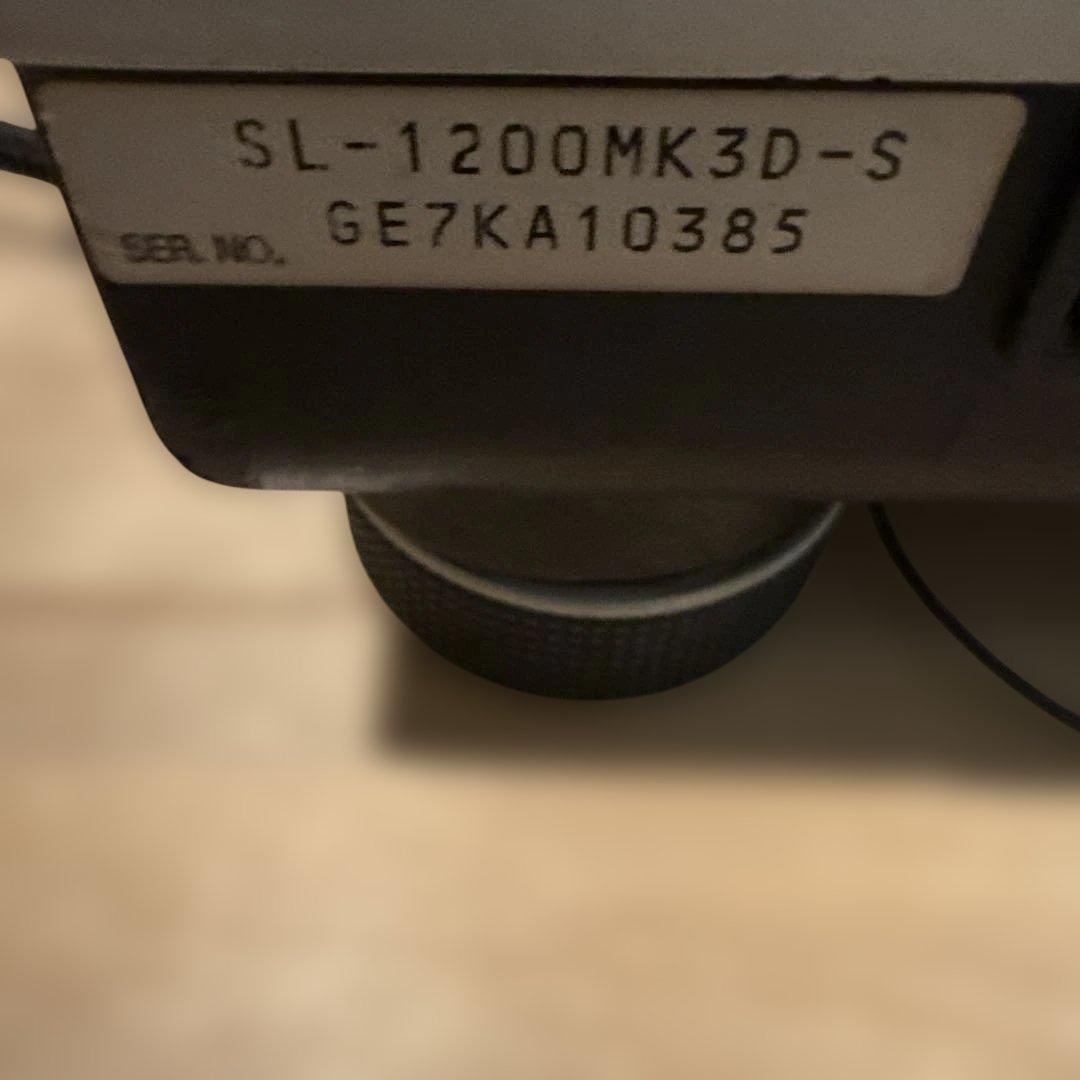 【美品】Technics ターンテーブル SL-1200MK3D