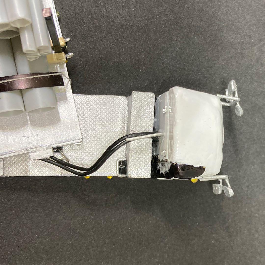 トミカ風ミニカー改造日野プロフィアまな板トレーラー