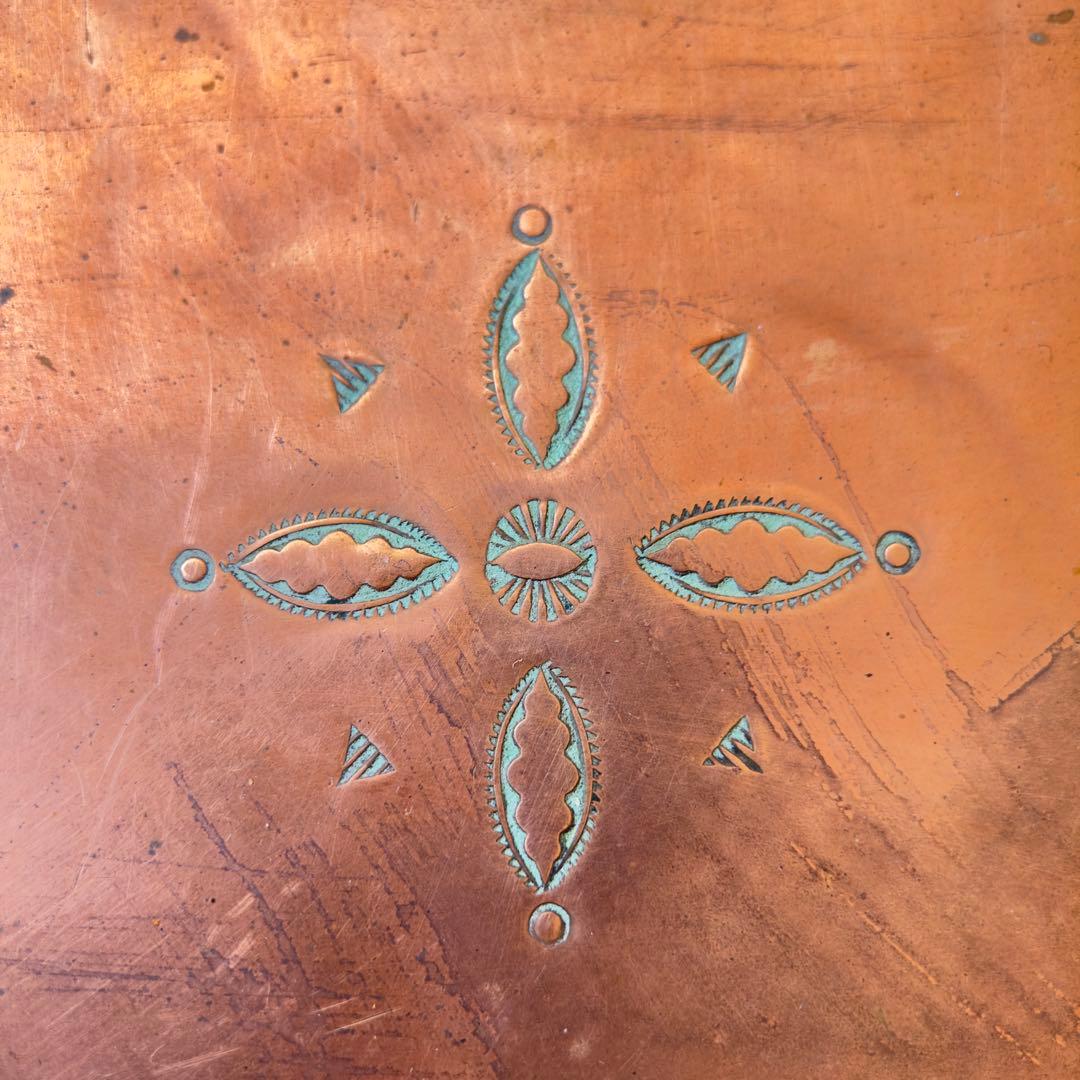 M1298 Vintage 1950s フレッドハービー コッパー トレイ