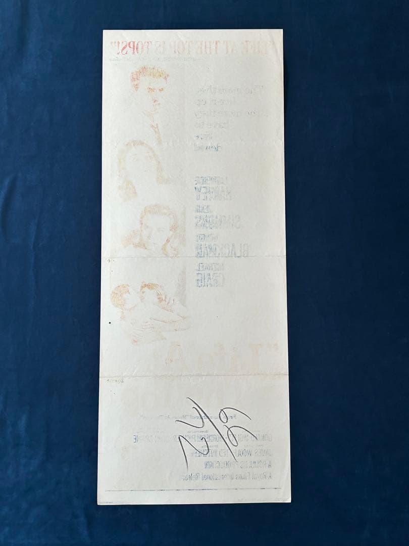 ライフ・アット・ザ・トップ　USオリジナル映画ポスター