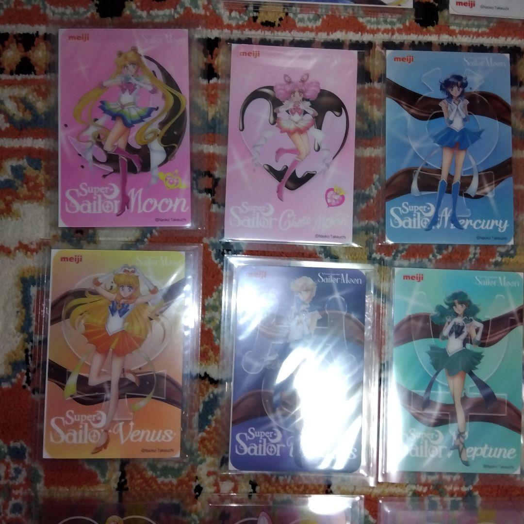 フルコンプ　明治　コラボ　セーラームーン　クリアカード