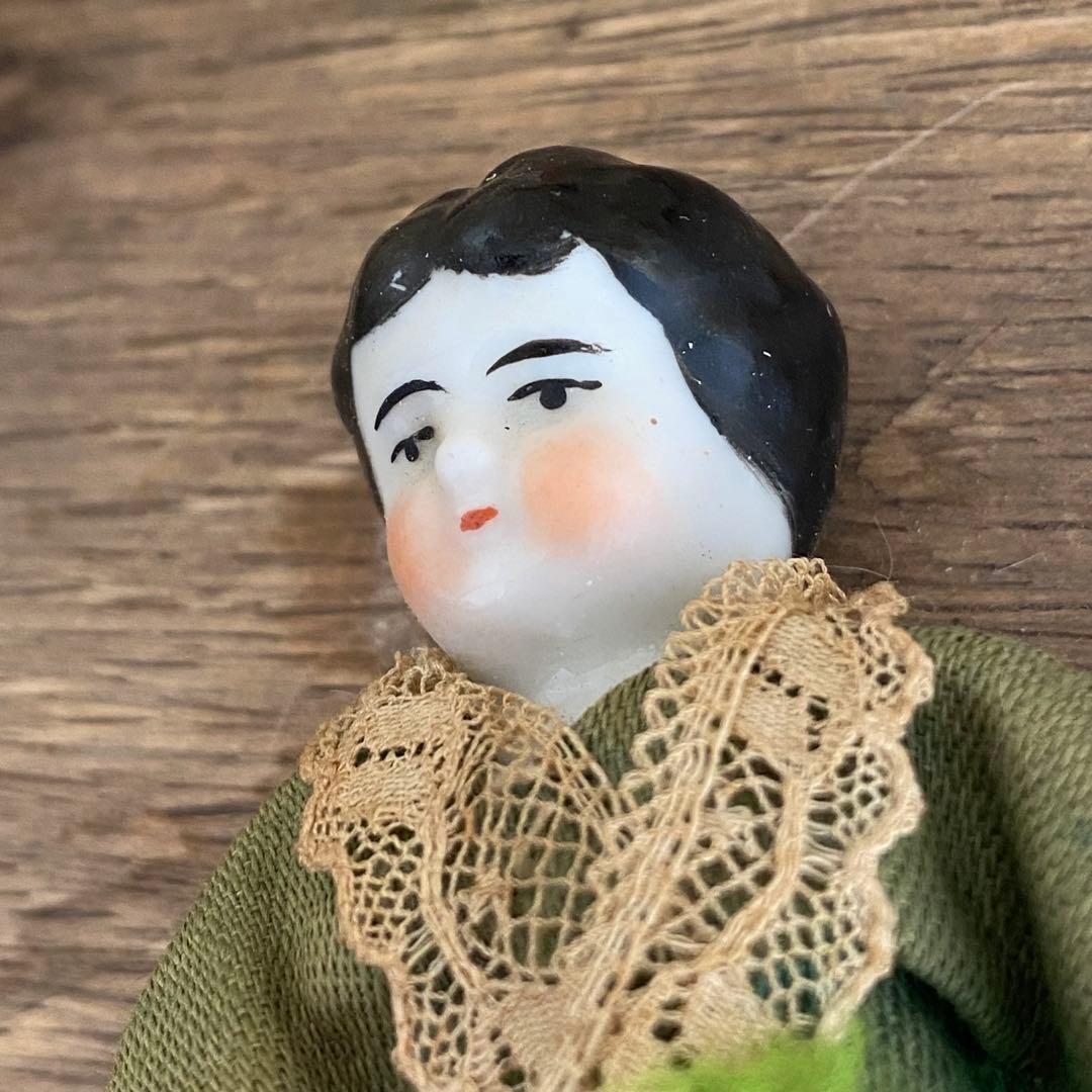 ドイツアンティーク チャイナヘッドドール 13cm