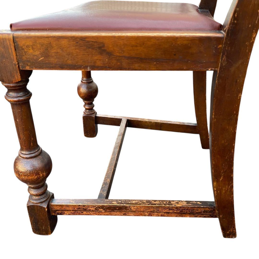 デンマーク製　アンティーク家具 ダイニング チェア 1900年代製作　西洋