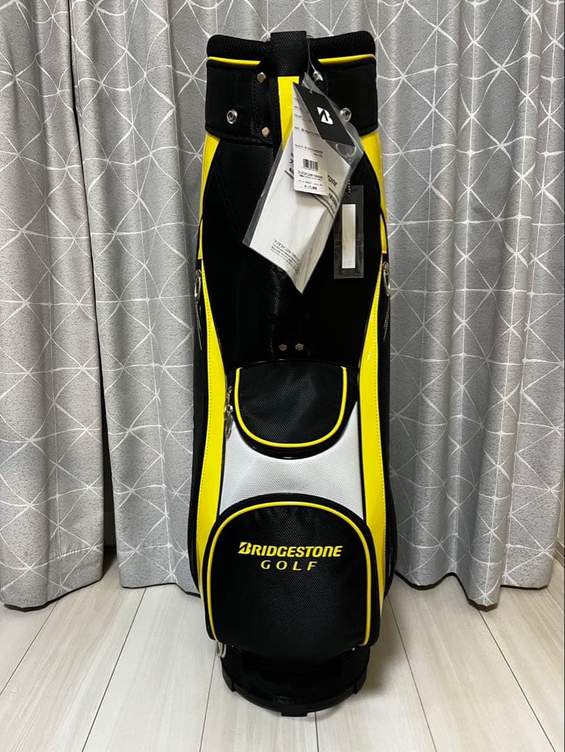 BRIDGESTONE GOLF ブラック/イエロー ゴルフバッグ