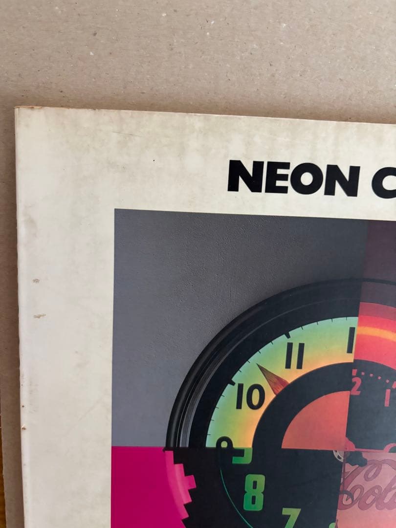 NEONCLOCK ネオンクロック ハリウッドランチマーケット　アート　レア　本