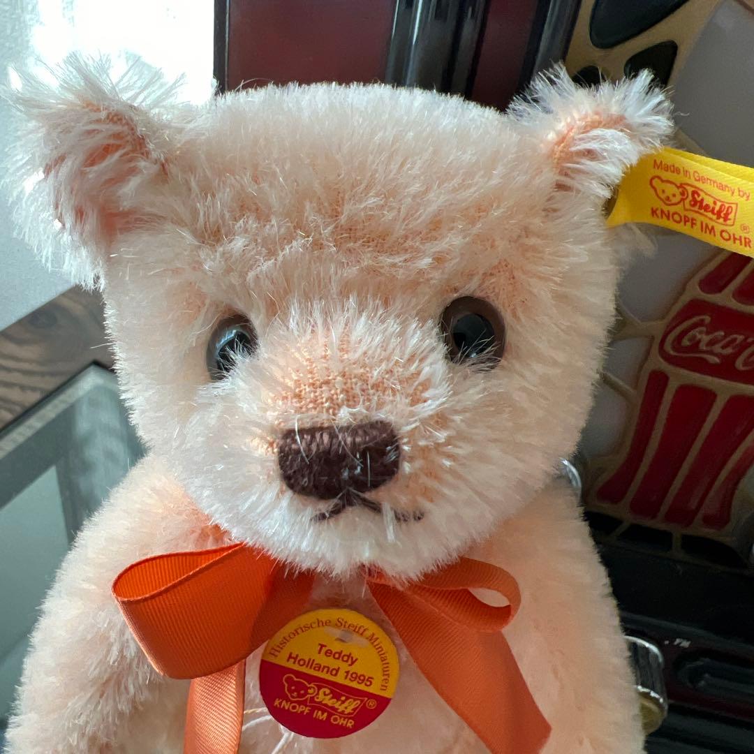 シュタイフ　テディベア　Holland 1995 オレンジ　Steiff