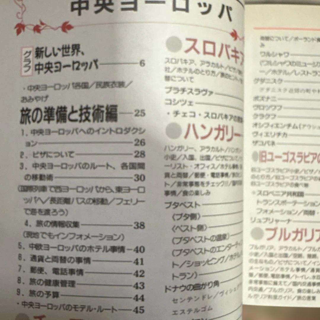 超レア　地球の歩き方 中央ヨーロッパ '95~'96版