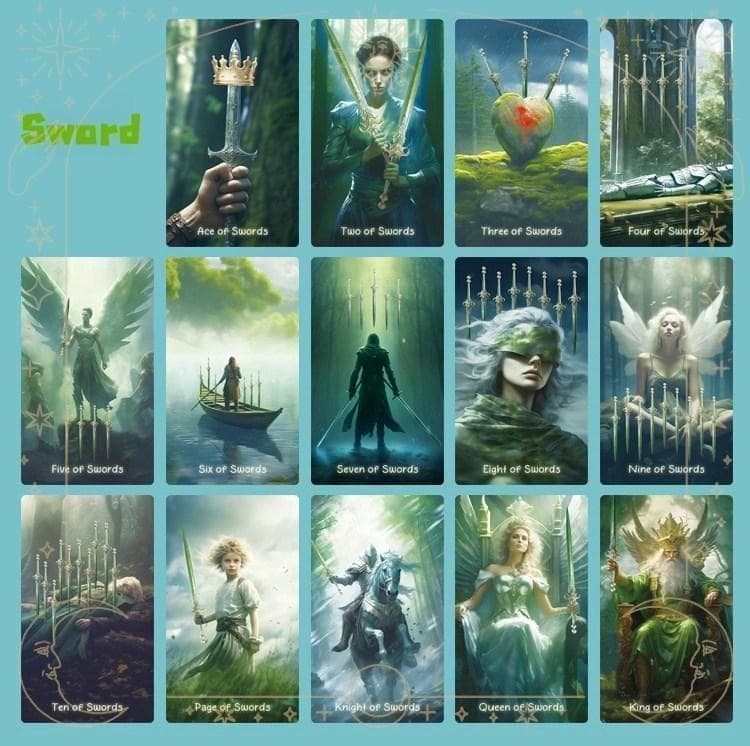 人気メーカー新作✨心が洗われるような美麗イラスト✨森の精霊たちのタロットカード