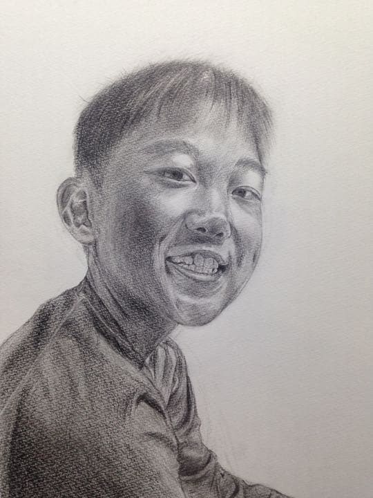 オリジナルの鉛筆画