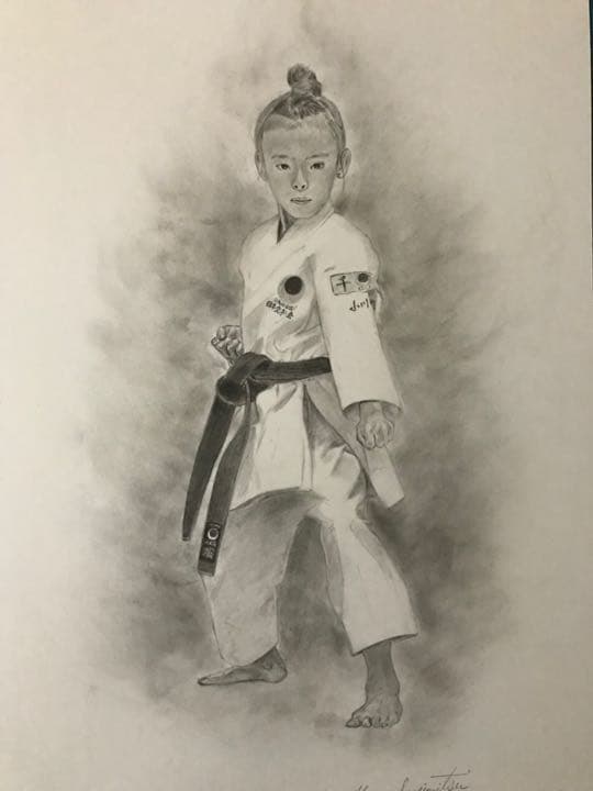 オリジナルの鉛筆画