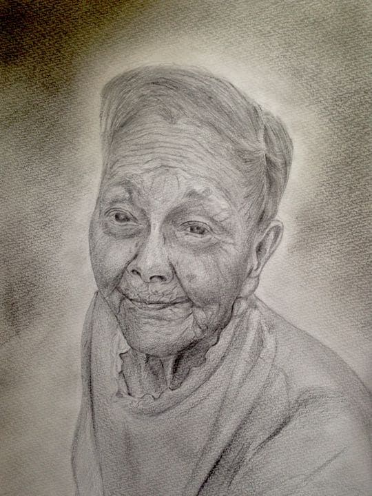 オリジナルの鉛筆画