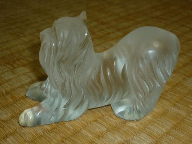 ◆廃盤品 美品 1970年代◆ラリック ヨークシャーテリア #11746