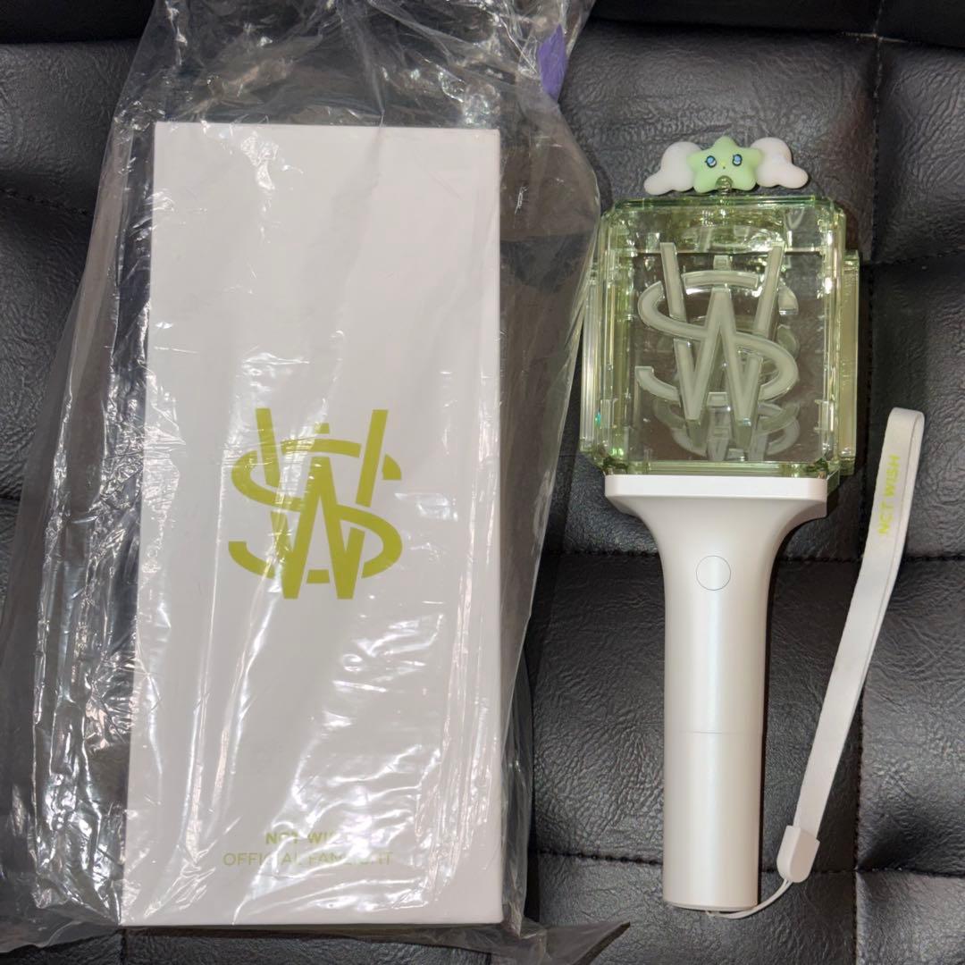 NCT WISH ペンライト 箱あり ステッカー 付属品全て揃っています