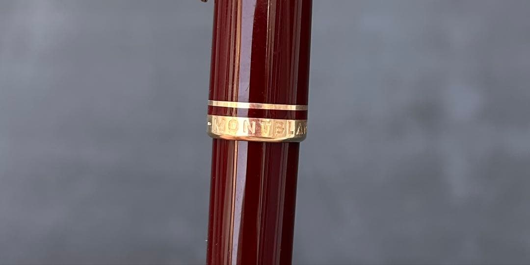 【未使用】モンブラン ワインレッド 万年筆　14k 585