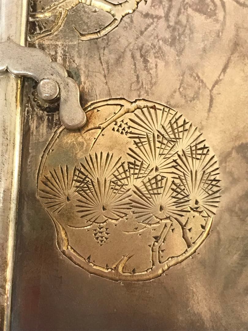 銀製 宝石箱 シルバー950 骨董品　I.869