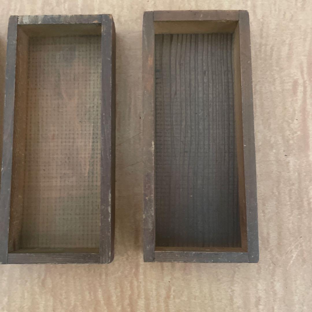 【珍しい小型】B100-2/活版印刷所で使われていた小箱（文選箱）100枚