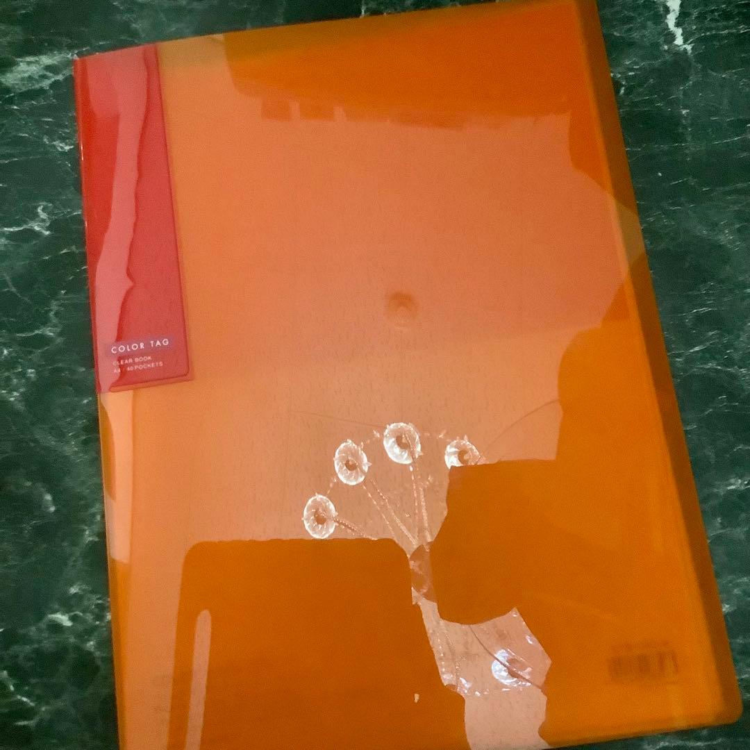 クリヤーブック〈カラータグ〉（固定式）Bi-COLOR※廃盤品