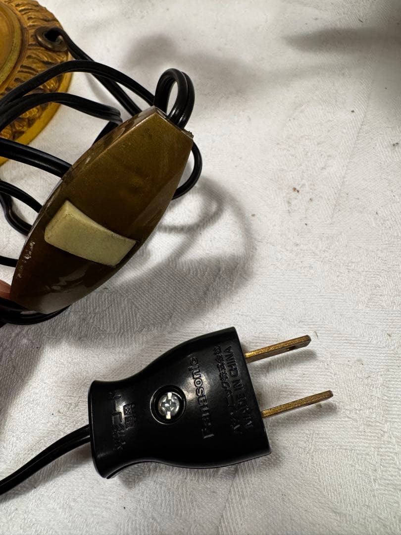 アンティーク　テーブルシャンデリア3灯