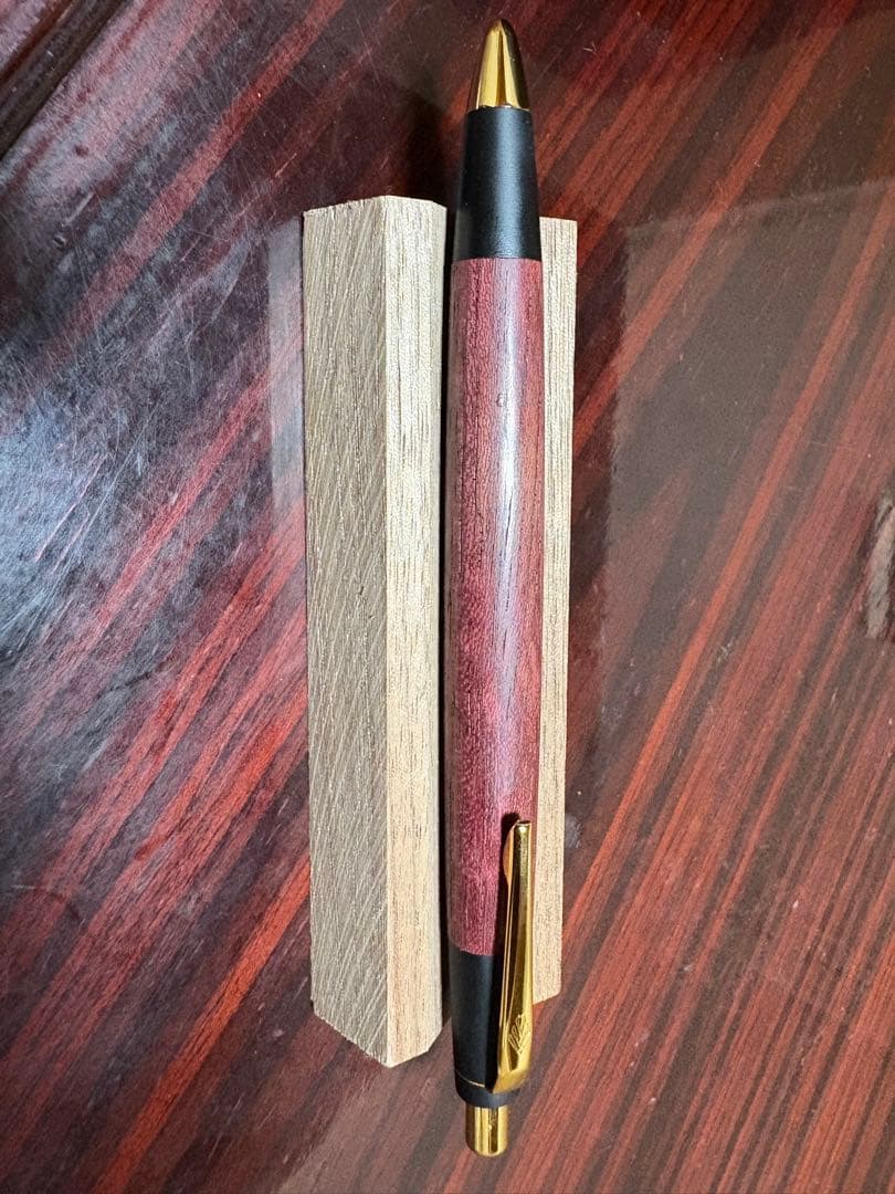 野原工芸シャープペンパープルハート