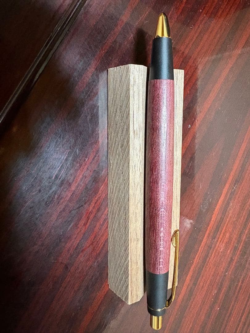 野原工芸シャープペンパープルハート