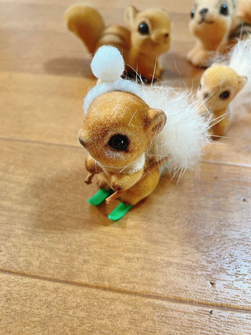 CENTEX センテックス リス 6体 小リス スキー フロッキー 人形 まとめ