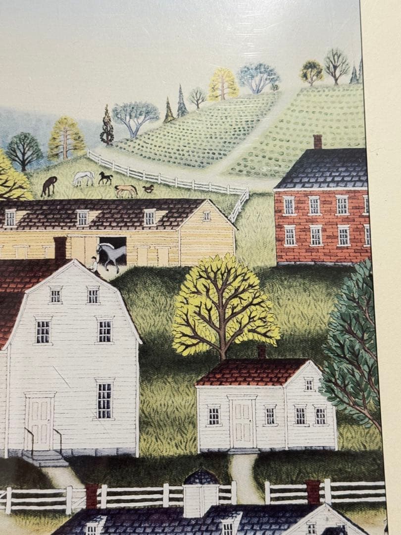 キャシー・ジェイコブセンのシェーカー風景画 k.Jacobsen shaker