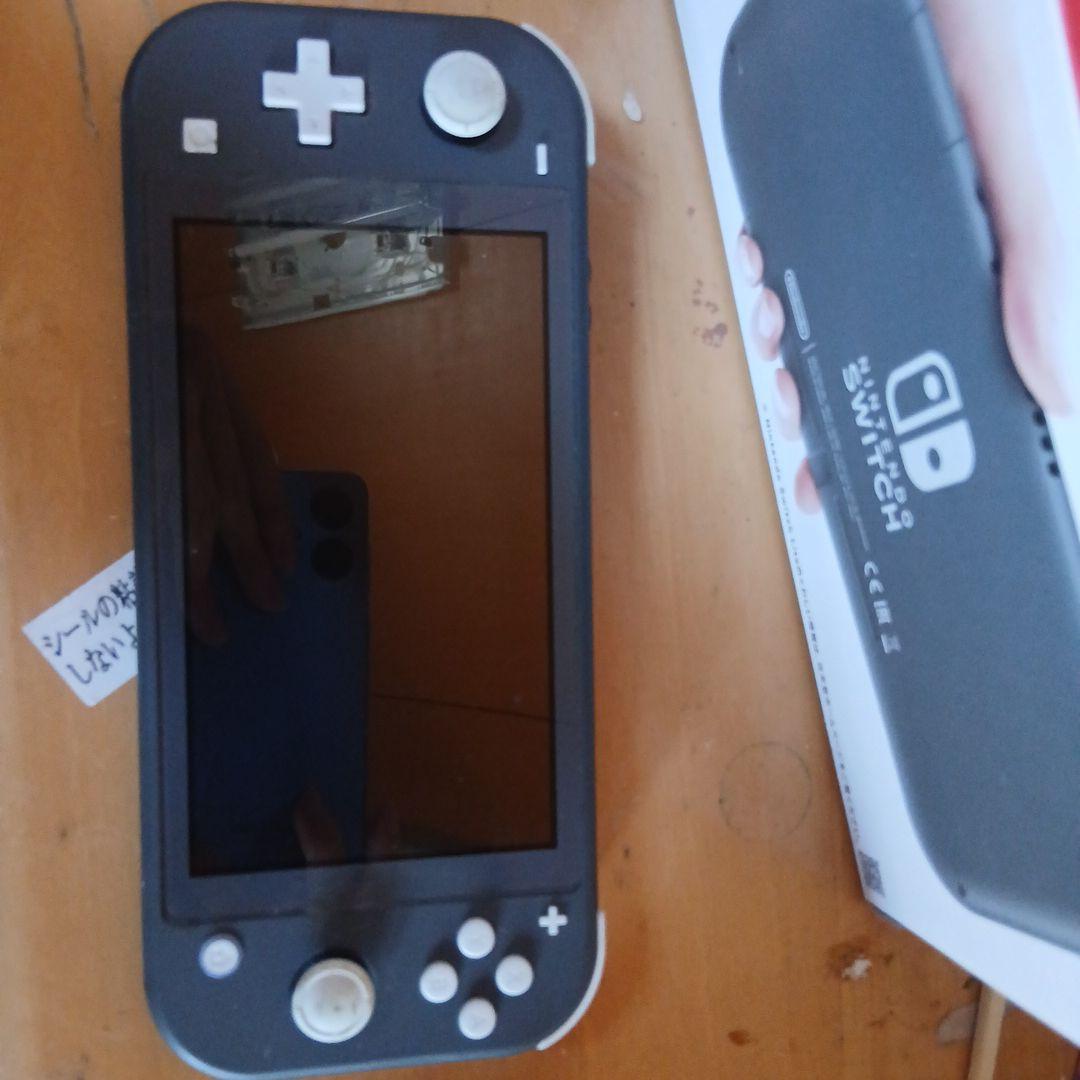 概要欄読んでください。Nintendo Switch Lite グレー　箱あり