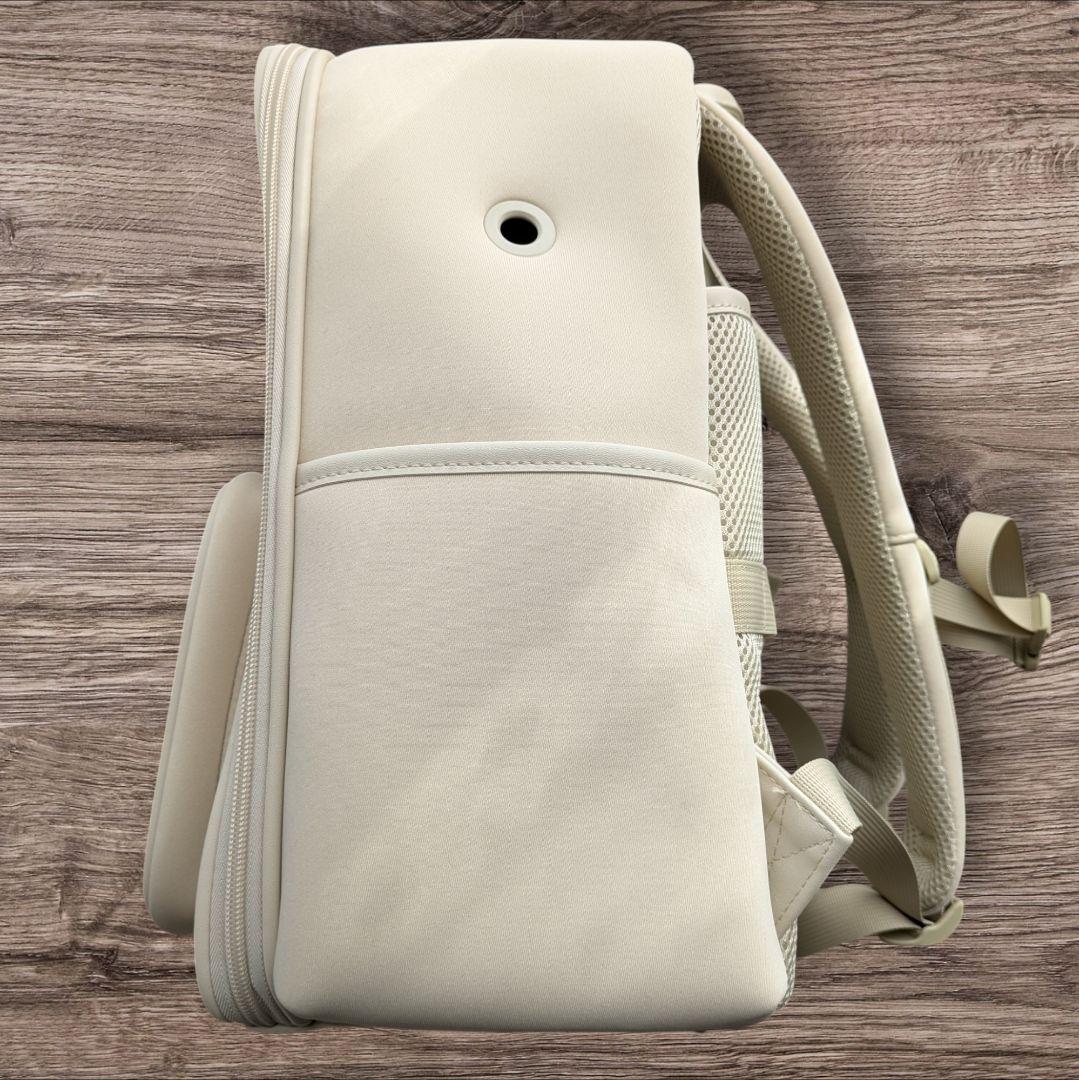 モンシェリ　ペット用キャリーバッグ　ベージュ　小型犬向け　5キロまで