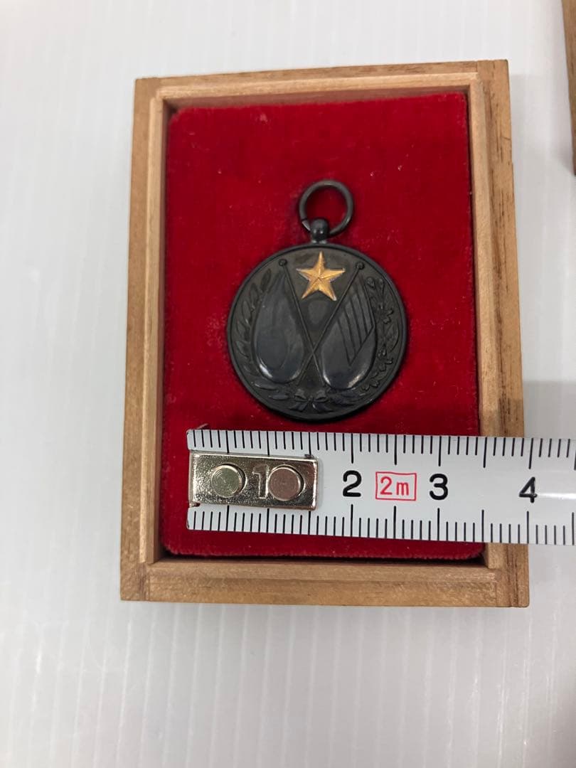 ①【激レア】満州事変出征記念　歩兵第四十連隊　勲章　メダル※箱付