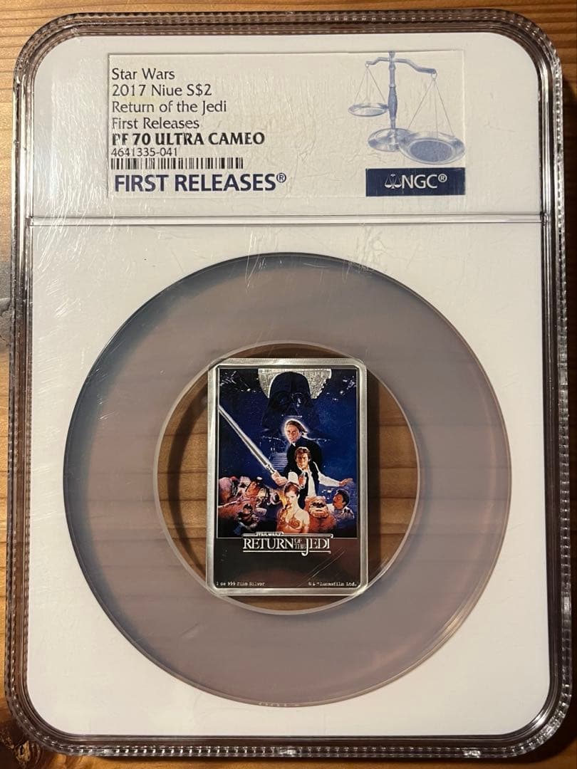 【NGC PF70】2017 スター・ウォーズ「ジェダイの帰還」銀貨 ニウエ