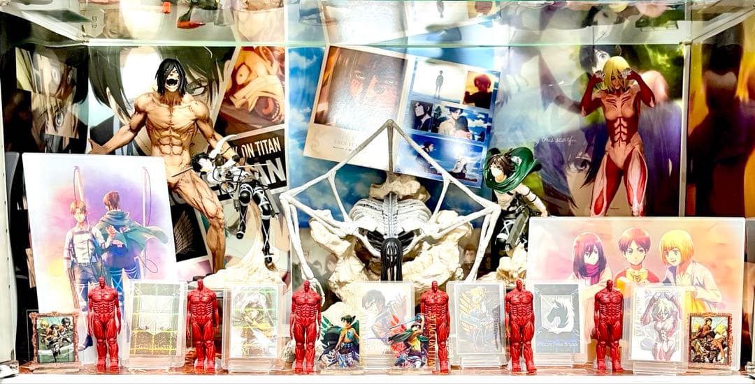 一番くじ　進撃の巨人　壁の外の世界　A賞　ラストワン　3点セット