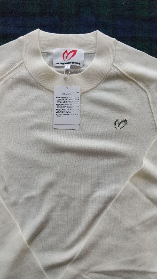 新品未使用 パーリーゲイツ マスターバニーエディション W100%薄手セーター