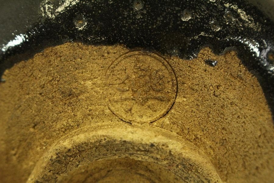 茶道具 黒楽茶碗 時代物(A811)
