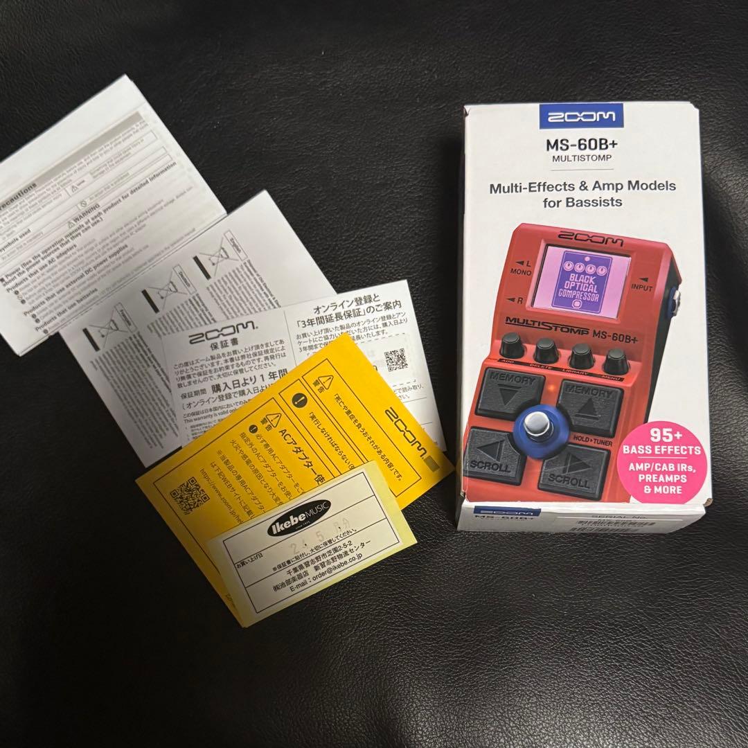 た*る様 ZOOM MS-60B+ マルチエフェクター