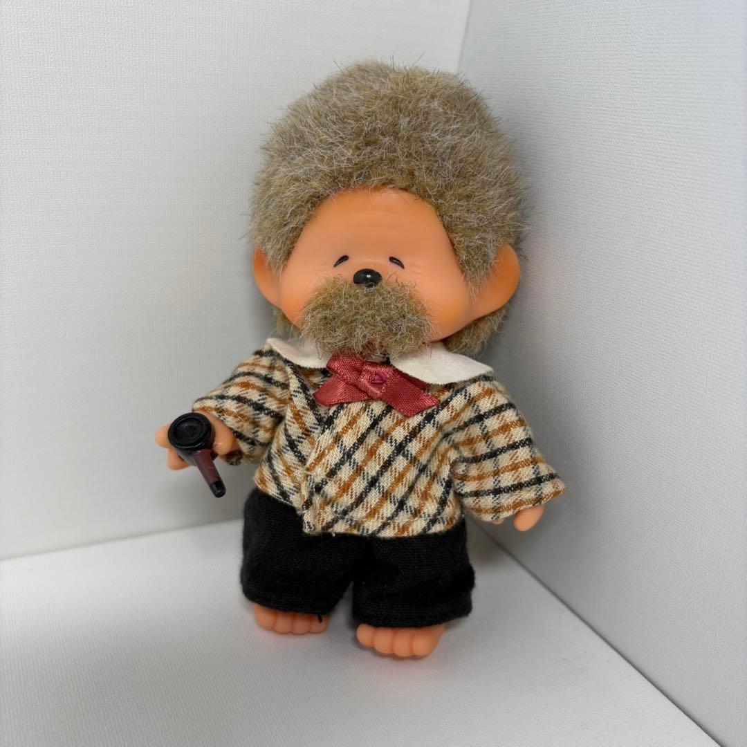 80年代 ソフビ グミ モンチッチ おじいちゃん　monchhichi 584