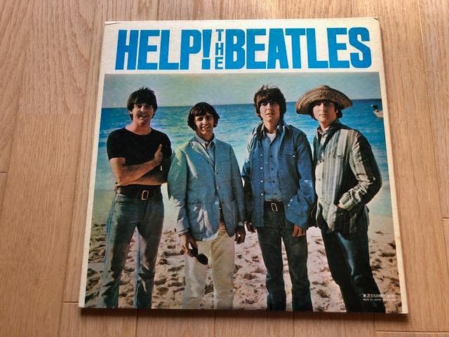 ビートルズ 4人はアイドル LP 帯付 国内盤 アップル d759y81