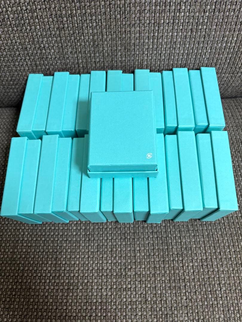 国内旧型　ティファニー空箱　巾着15セット