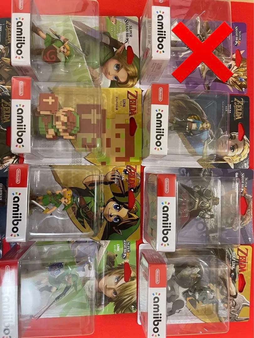 新品未使用★ゼルダの伝説シリーズ★amiibo10点セット☆