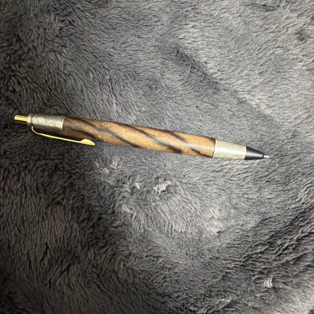 野原工芸　特上黒柿　斑紋金具