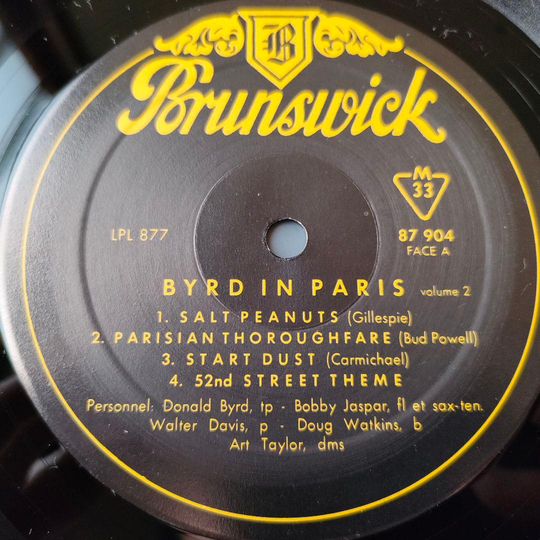 DONALD BYRD　ドナルド・バード　Byrd in Paris　2枚セット