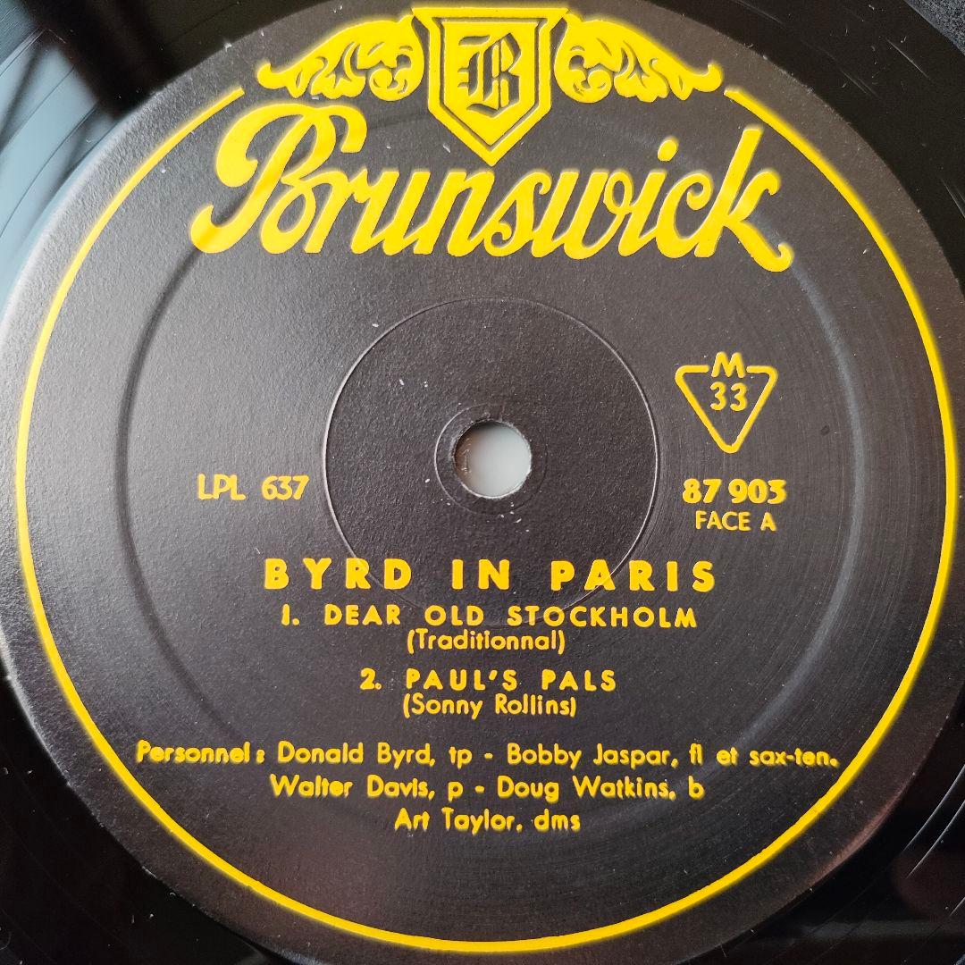 DONALD BYRD　ドナルド・バード　Byrd in Paris　2枚セット