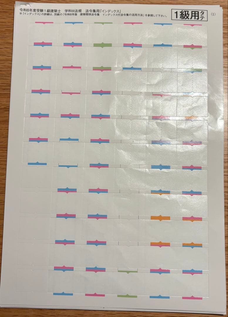 令和8年 建築関係法令集　B5版線引インデックス済一級建築士 総合資格