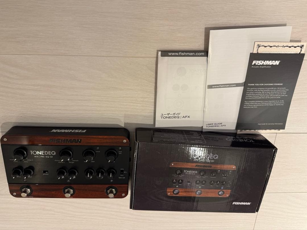 【美品、付属品完備】FISHMAN TONEDEQ プリアンプ
