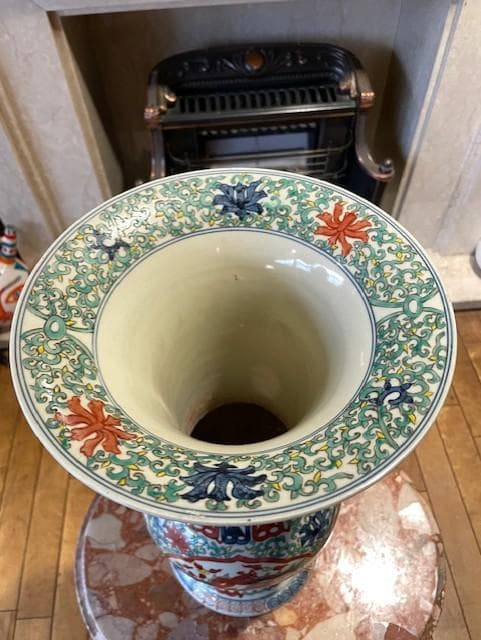 アジア風陶器花瓶 約70cm