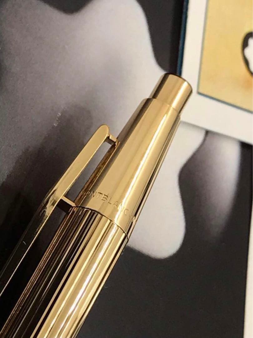 モンブラン　ボールペン★極美品！金運を呼ぶ総金張り銘品★ノブレスNo1947稀型