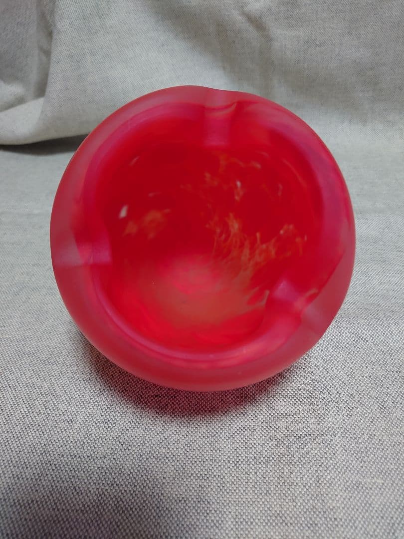 藤田喬平 手吹 金彩 灰皿 ガラス 2個