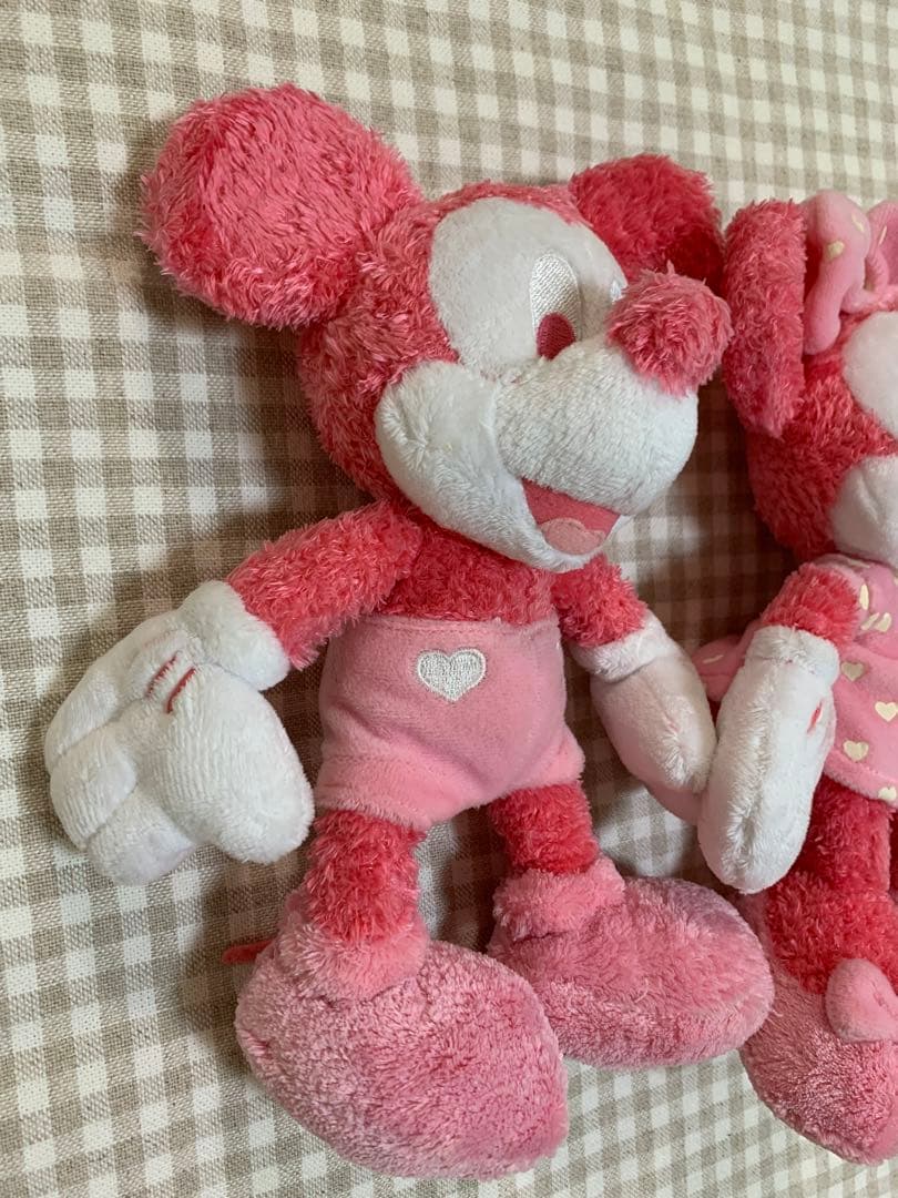 ディズニー ミッキー ミニー Disney ぬいぐるみ ピンク レア