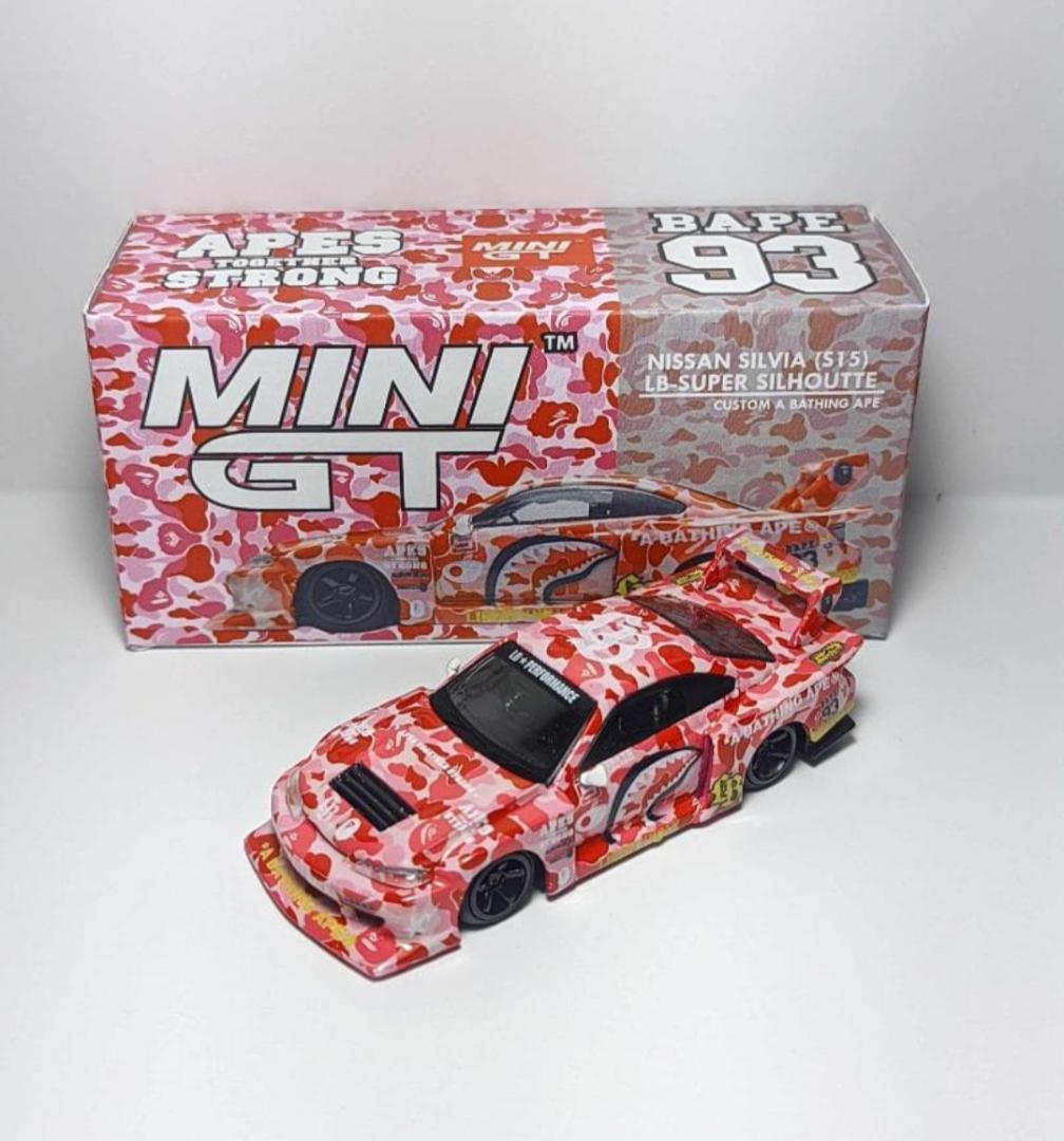 限定 LBWK Mini GT BAPE 日産 S15 + ケース付き